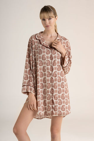 Camisón manga larga