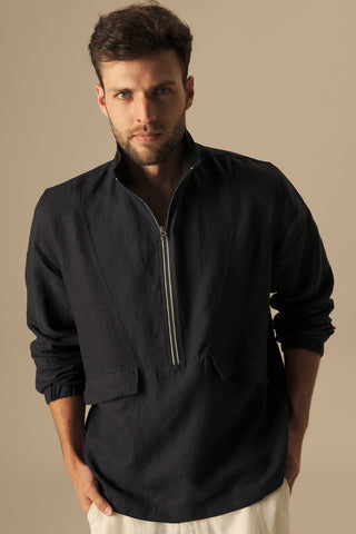 Chaqueta con bolsillo en Lino para hombre