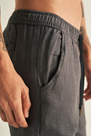 Pantalón en lino de hombre